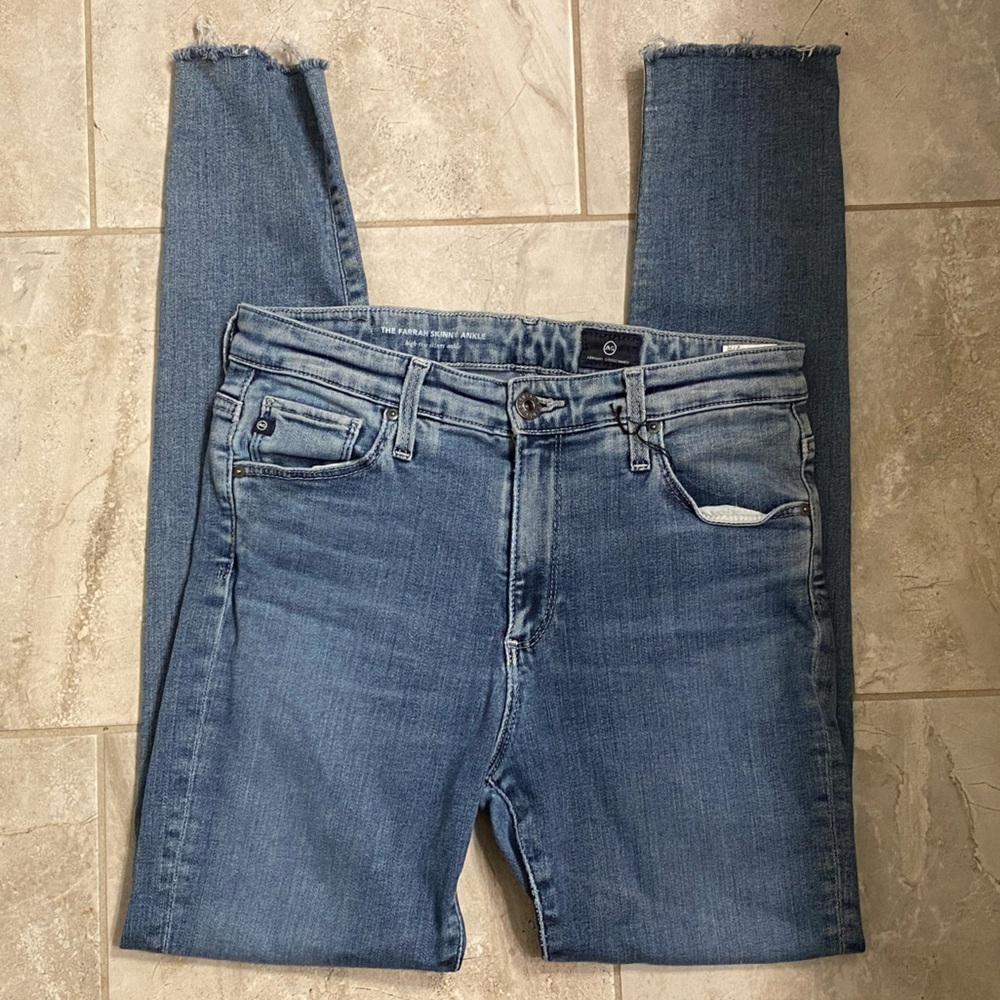 EUC Adriano Goldschmeid Farrah high rise skinny Jeans